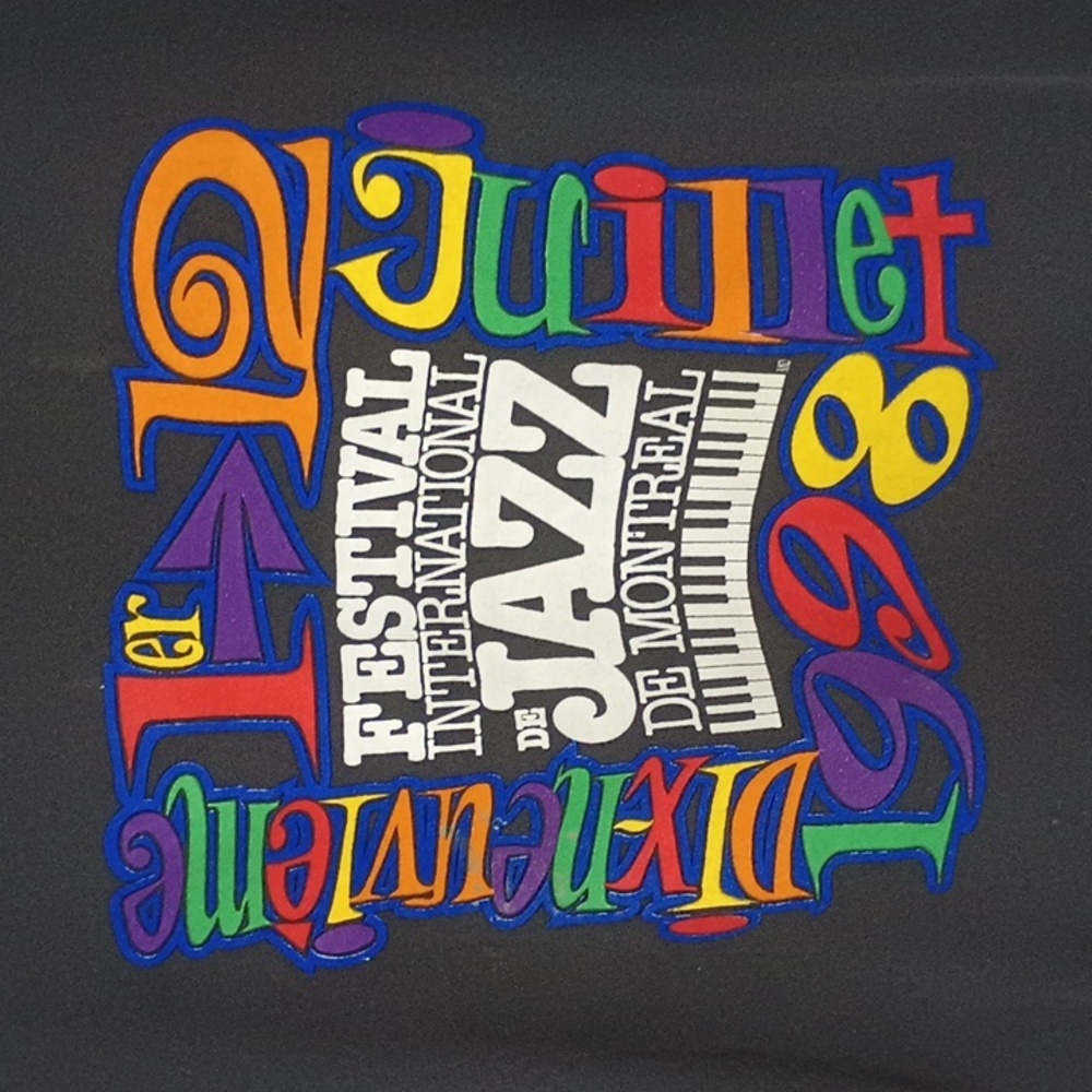 Vintage Festival de Jazz de Montreal T shirt 1998